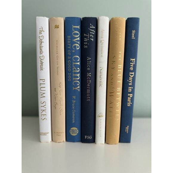 Books Other - Nautical Blue Curated Collection of Decor Staging Modern Hardcover Books